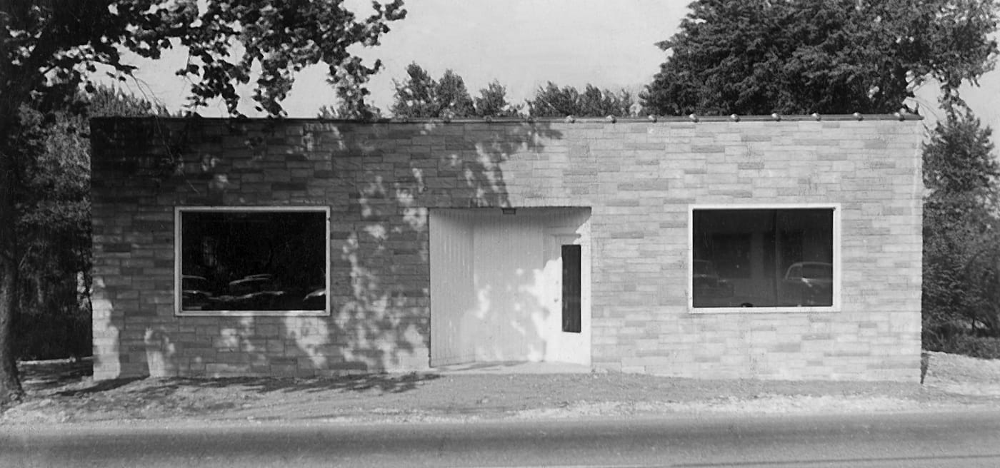 The first dedicated Franklin Printing shop, on Maple Avenue in Zanesville, Ohio